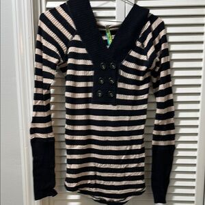 Women’s Free People striped sweater, Sz SM